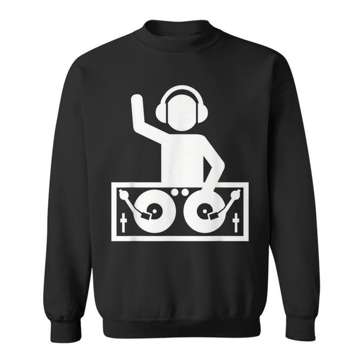 Dj With Turntables Sweatshirt