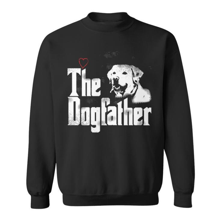 The Dogfather Labrador Dad T Fathers Day Sweatshirt