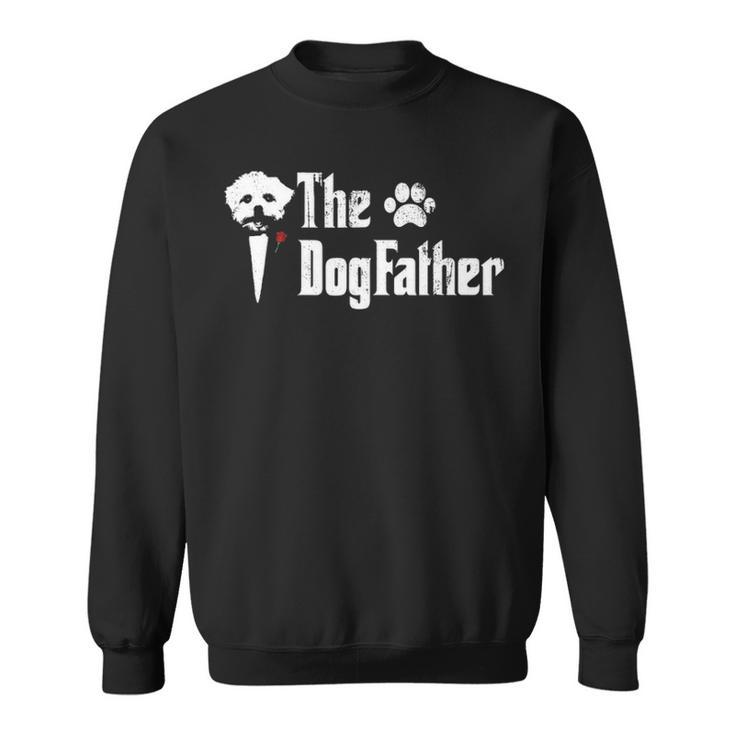 The Dogfather Maltese Dog Dad T Father's Day Sweatshirt