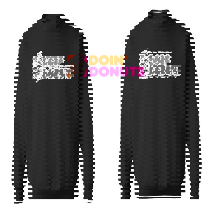 Doin' Donuts Divertidos Carreras & Drift Car Entusiasta Camisa de entrenamiento