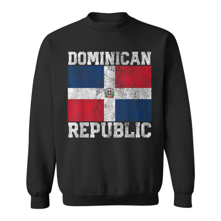 Dominican Republic Flag Family Pride Country Vintage Sweatshirt