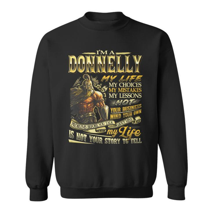 Donnelly Family Name Donnelly Last Name Team Sweatshirt