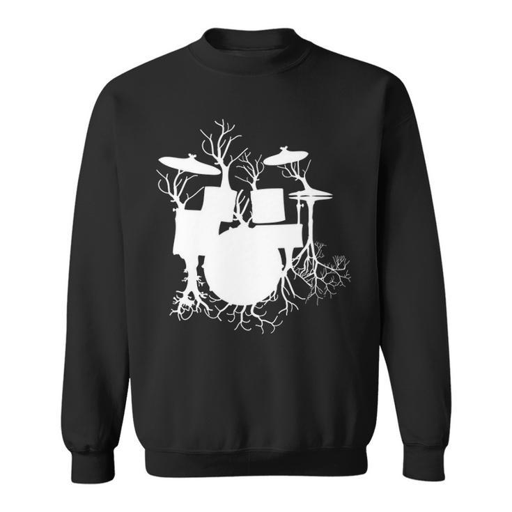 Drums   Tree Of The Drummer Sweatshirt