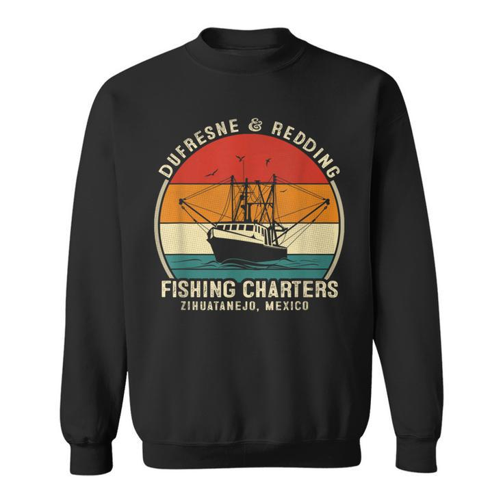 Dufresne And Redding Fishing Charters Vintage Boating Sweatshirt