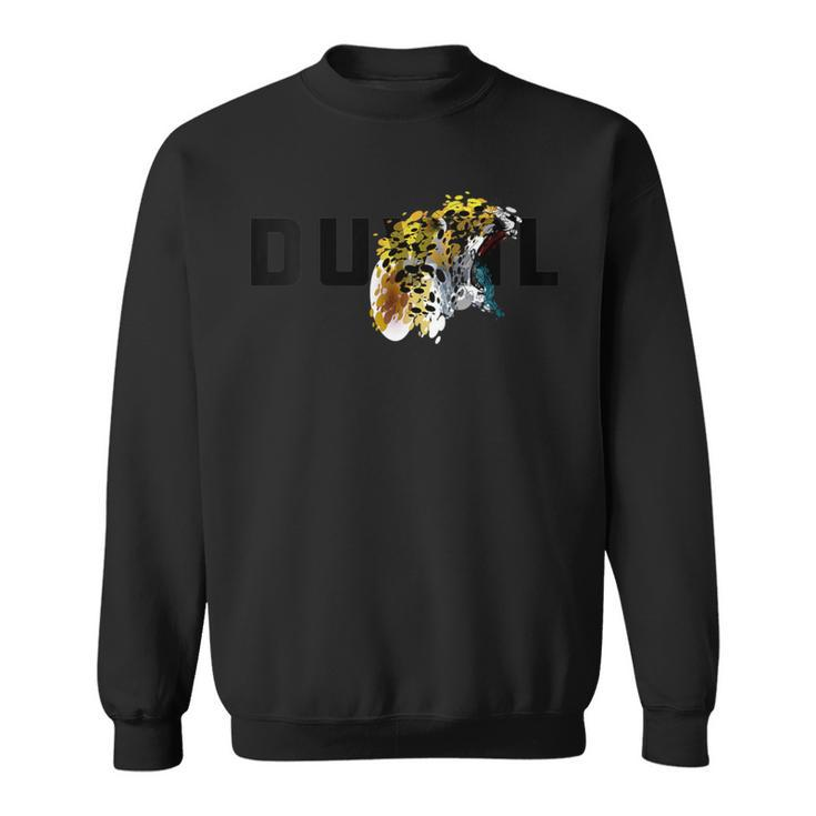 Duval Teal Tongue Jaguar Sweatshirt