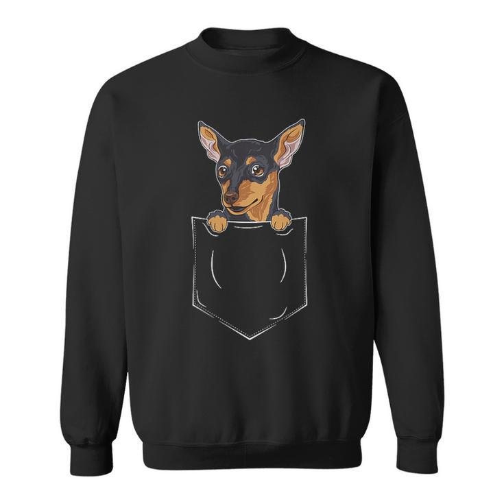 Dwarf Pinscher Bag Dog Pet Dog Dwarf Pinscher Sweatshirt