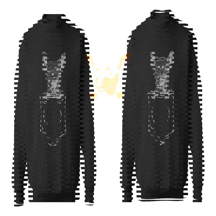 Dwarf Pinscher Bag Dog Pet Dog Dwarf Pinscher Sweatshirt