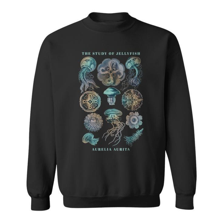 Earth Day The Study Of Jellyfish Sweatshirt