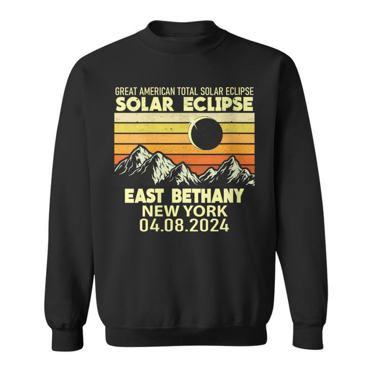 East Bethany New York Total Solar Eclipse 2024 Sweatshirt
