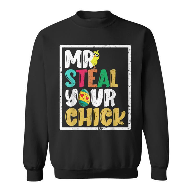 Easter Boys Toddlers Mr Steal Your Chick Spring Humor Sweatshirt