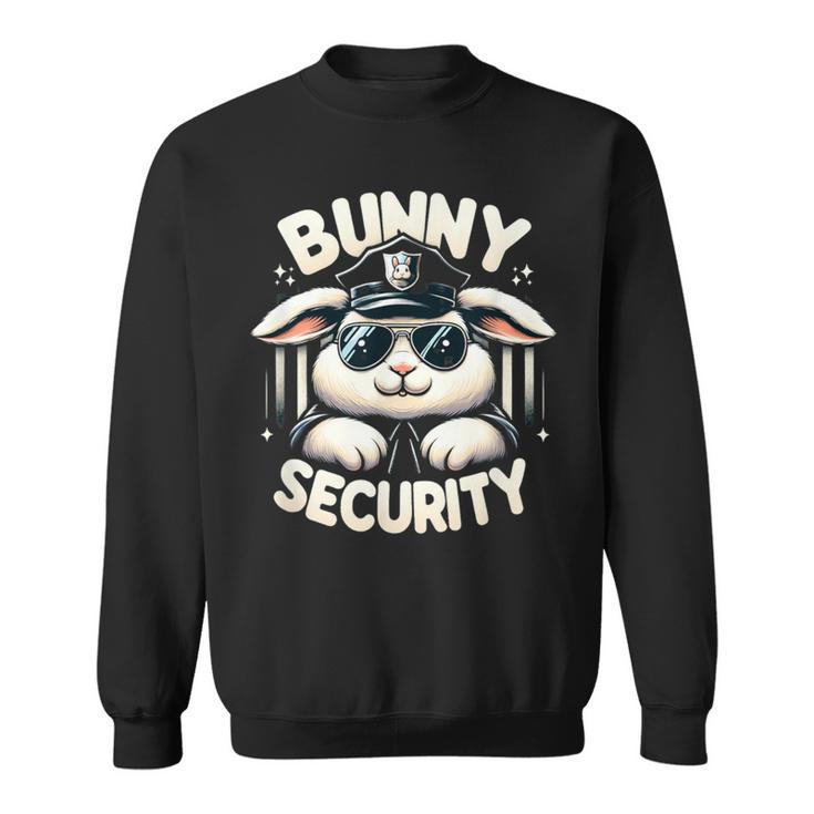 Easter Bunny Security Guard Cute & Egg Hunt Sweatshirt