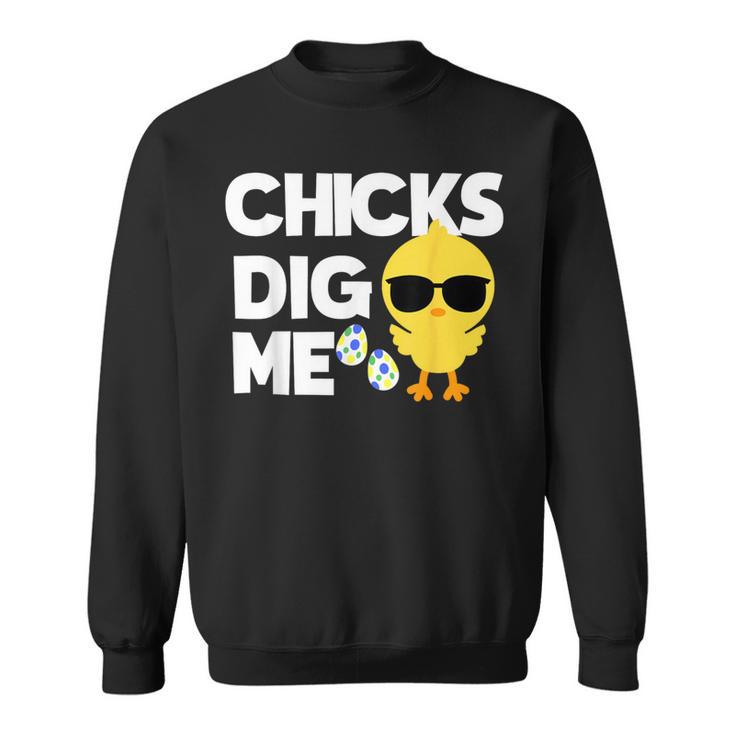 Easter Chicks Dig Me Boys T Toddler Men Sweatshirt