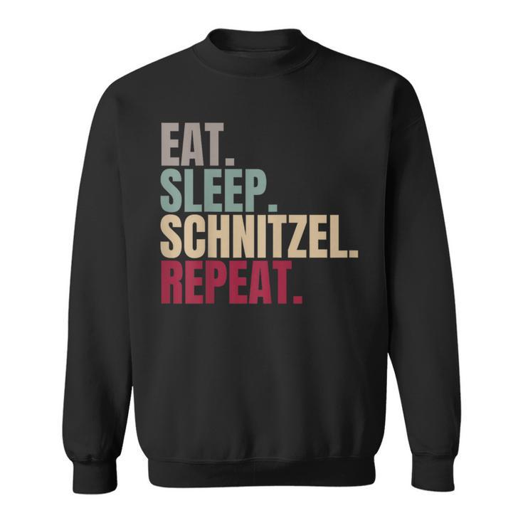 Eat Sleep Schnitzel Repeat Sweatshirt