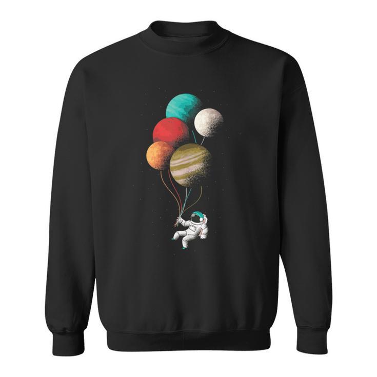 Edm Astronaut Balloon Dance Rave Music Festival Sweatshirt