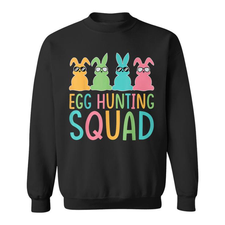 Egg Hunting Squad Crew Family Happy Easter Bunny Sweatshirt