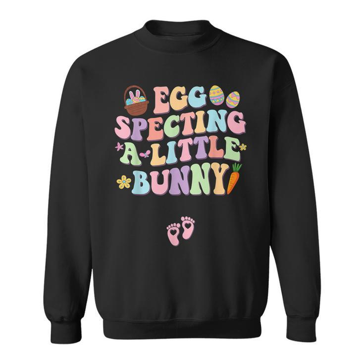 Egg Specting A Little Bunny Easter Pregnancy Announcement Sweatshirt