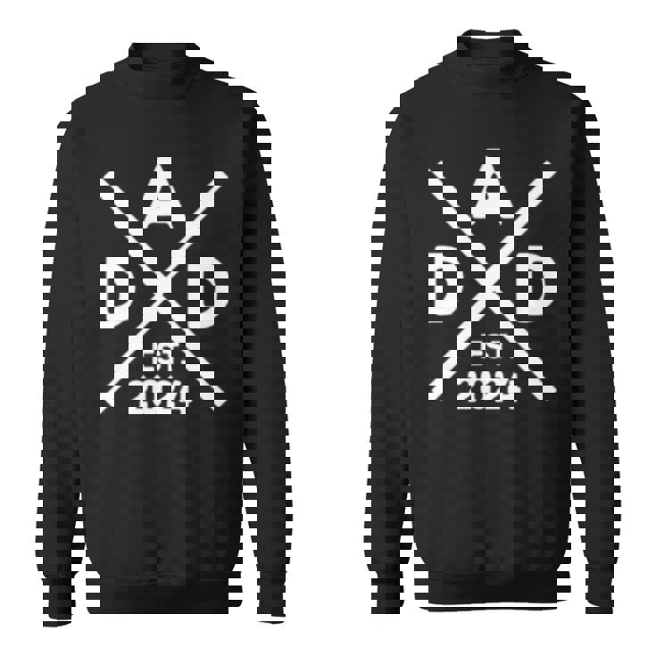 El Logotipo De Dad Est 2024 Saltire Dad 24 Sube De Nivel A Papá 2024 Sudadera Camisa de entrenamiento