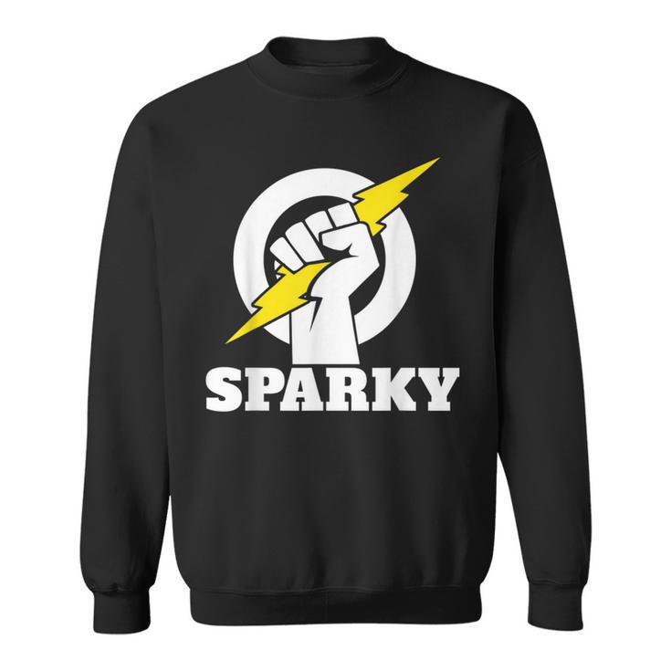 Electrician Lightning Bolt Electrician Sparky Sweatshirt