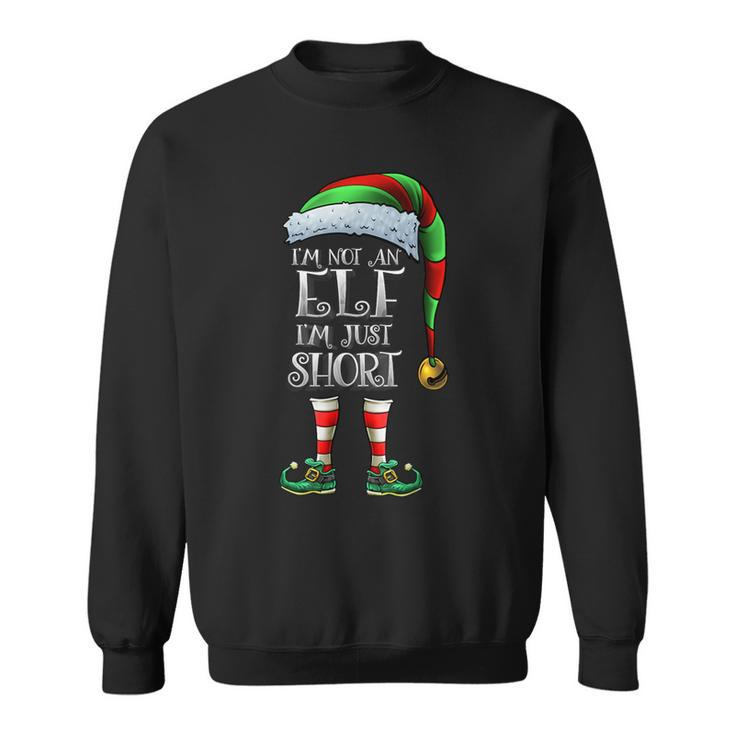 The Short Elf Matching Family Just Short Christmas Elf Sweatshirt