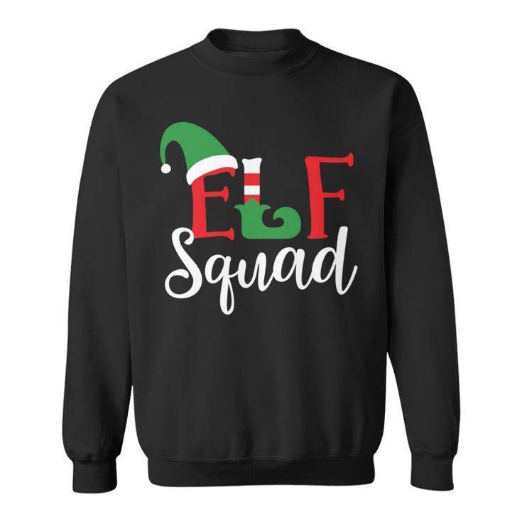 Elf Squad Christmas Matching Top Sweatshirt