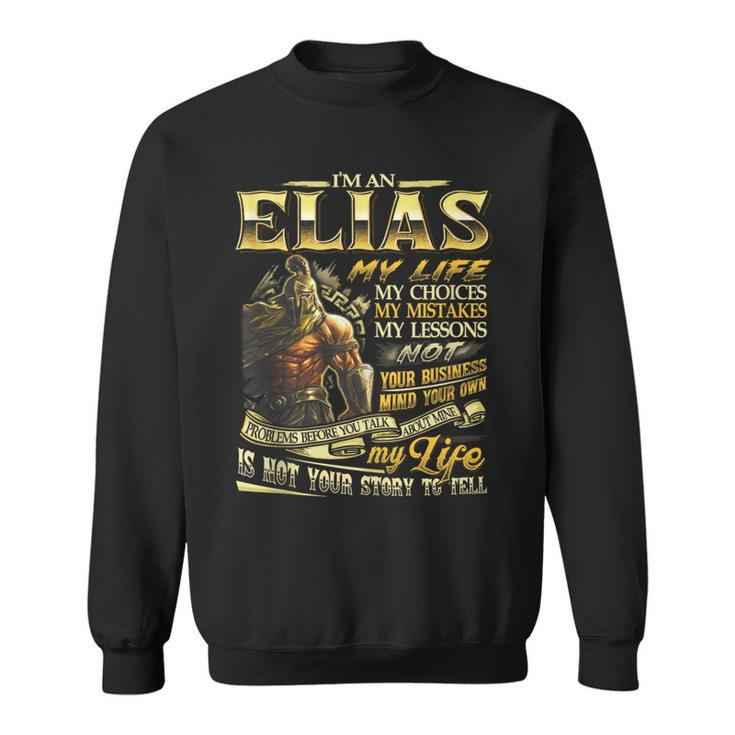 Elias Family Name Elias Last Name Team Sweatshirt