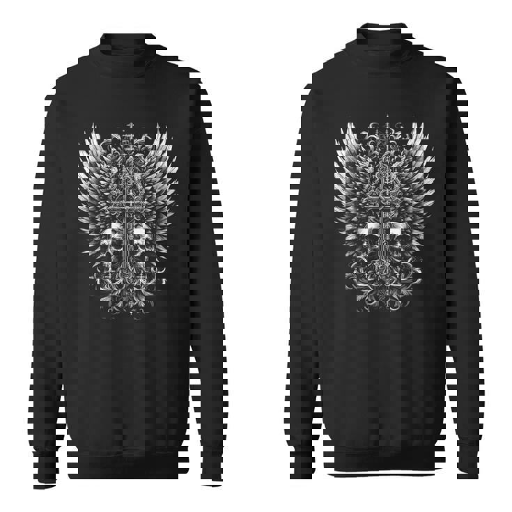 韓国人気中 ★LMC★ GOTHIC SWEATSHIRT CEINOM Y2k Harajuku Gothic Knitted Pullover Sweater Women