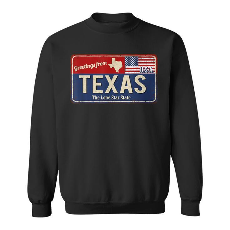 Enjoy Wear Cool Texas Wild Vintage Texas Usa Sweatshirt