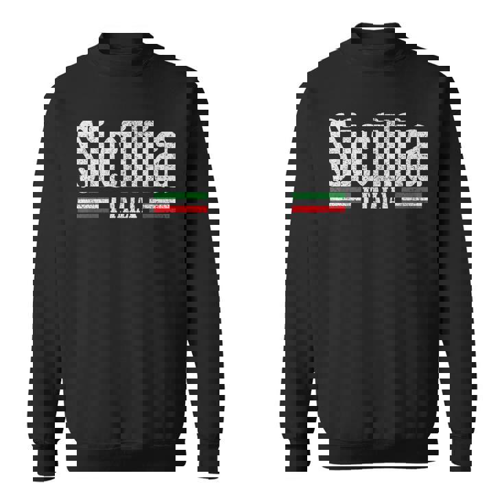 Europaiajeintage Sicilia Italia Italiano Sicilia Turista Camisa de entrenamiento