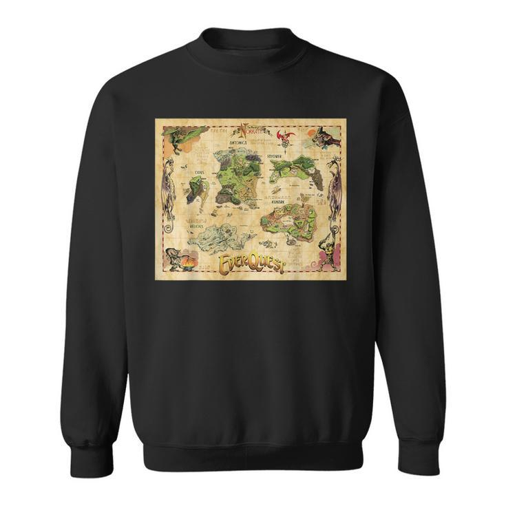 Everquest World Of Norrath Map Sweatshirt