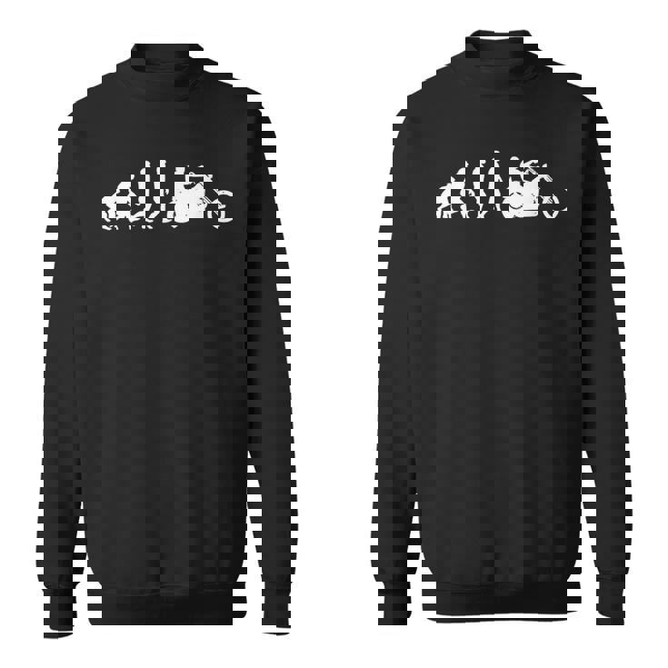 Evolution Motorcycle I Bike Chopper Motorcycle Sweatshirt