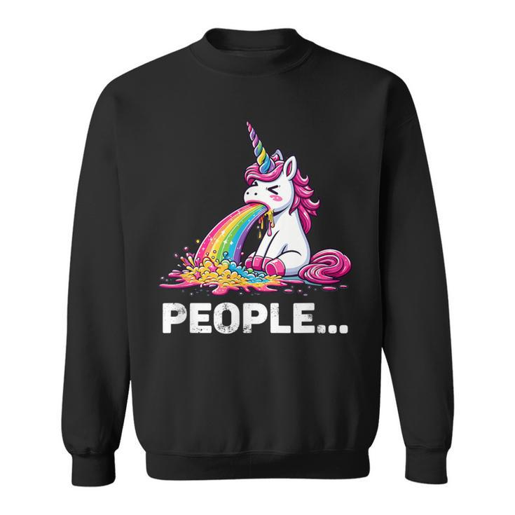Eww People Cute Unicorn Sweatshirt