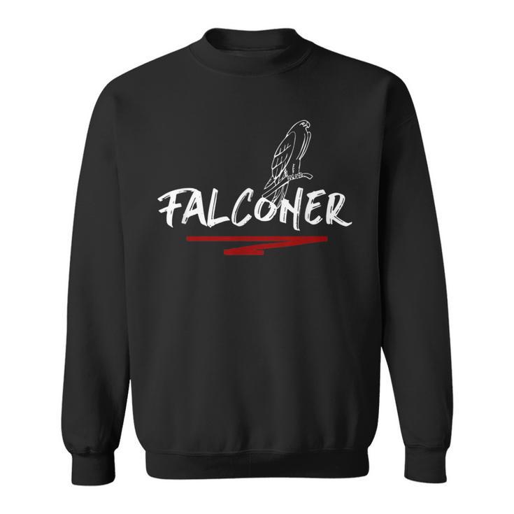 Falconer Falconry Falcons Hunting Bird Of Prey Falconer Sweatshirt