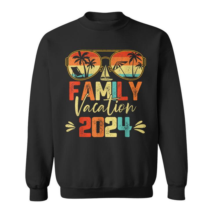 Family Vacation 2024 Beach Matching Summer Vacation Sweatshirt