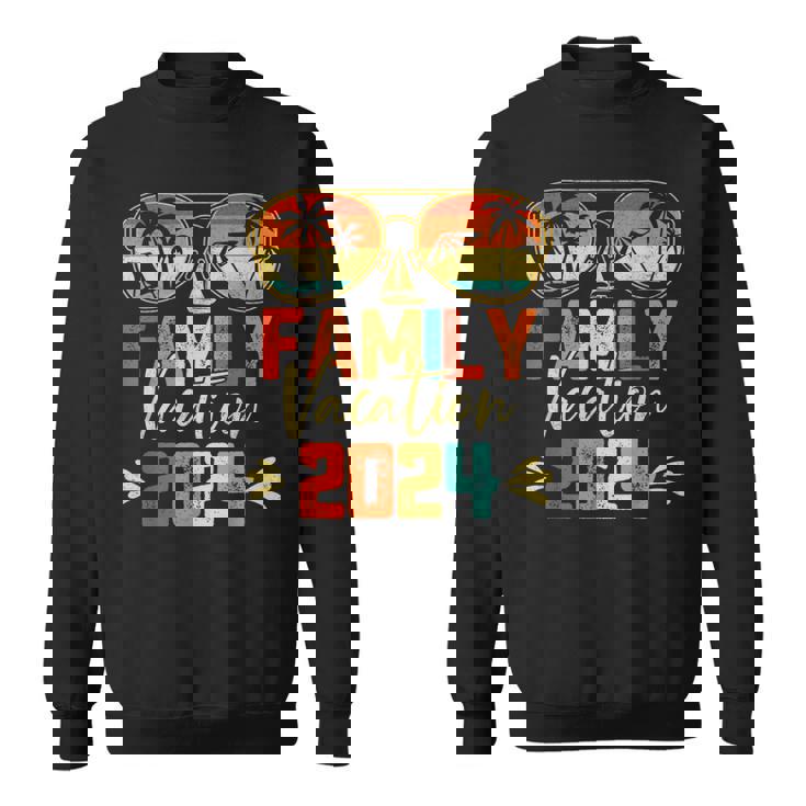Family Vacation 2024 Beach Matching Summer Vacation Sweatshirt