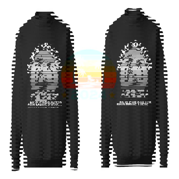 Family Vacation 2024 Beach Matching Summer Vacation 2024 Sweatshirt