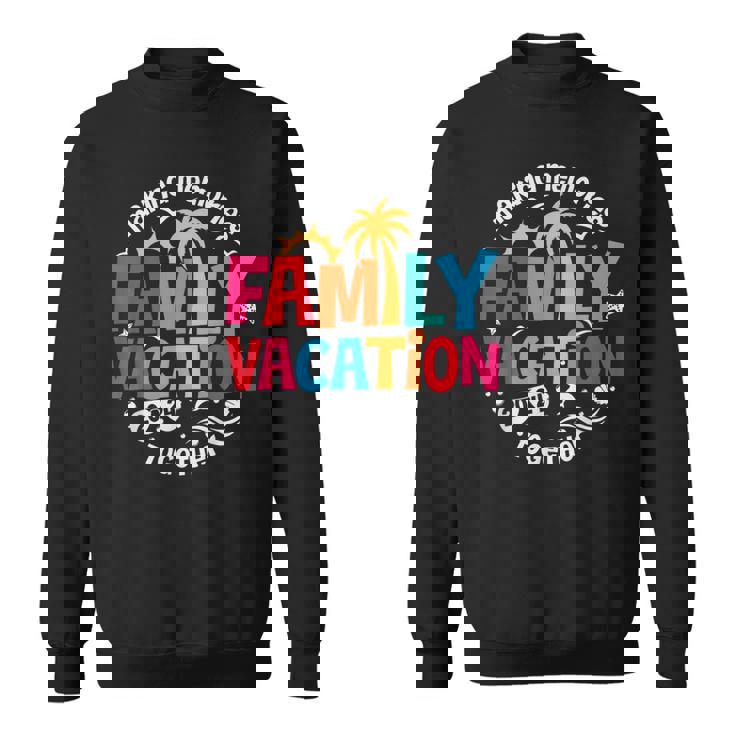 Family Vacation 2024 Beach Matching Family Summer Vacation Sweatshirt