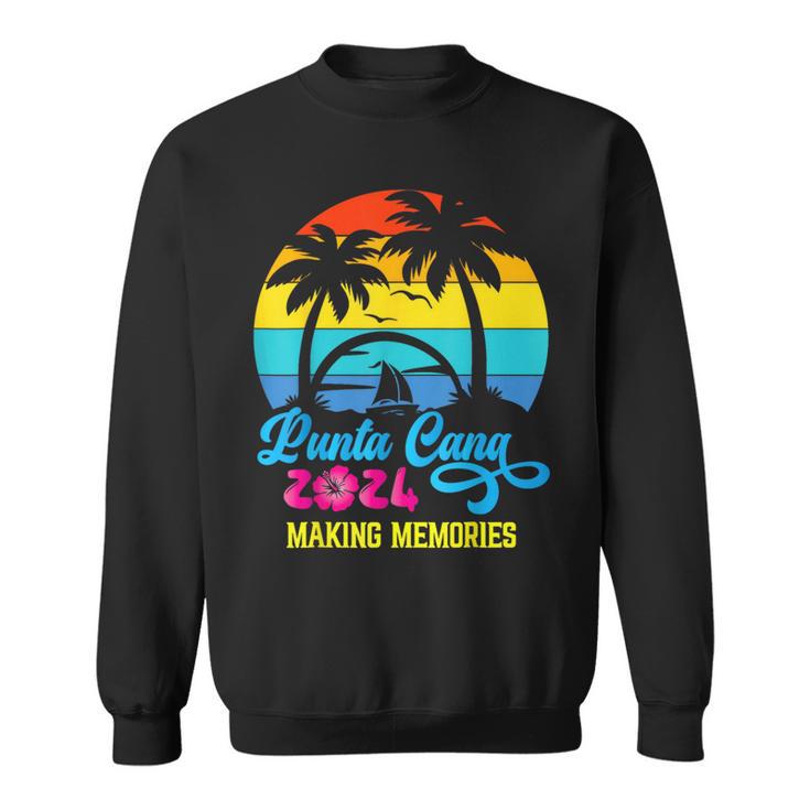 Family Vacation 2024 Dominican Republic Punta Cana Vacation Sweatshirt