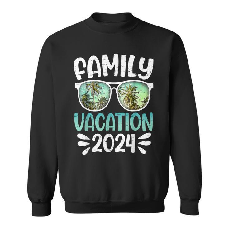 Family Vacation 2024 Family Group Matching Summer Beach Trip Sweatshirt