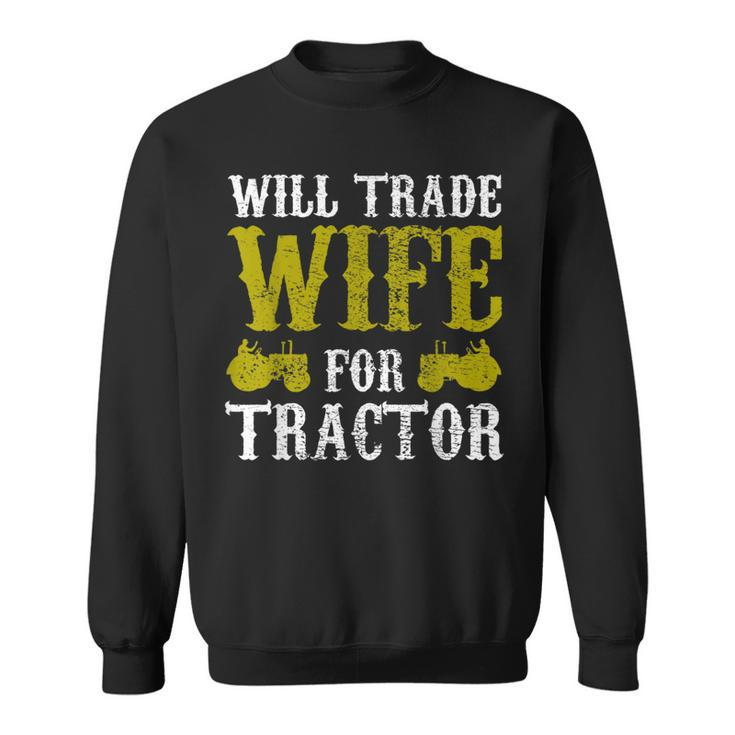 Farmer Tractor Rancher Tractors Lover Vintage Sweatshirt