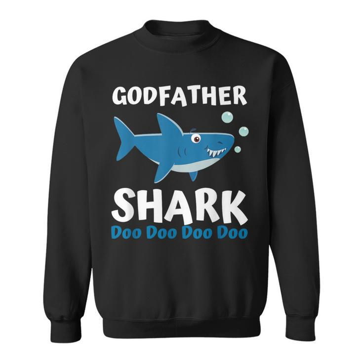 Fathers Day From Godson Goddaughter Godfather Shark Sweatshirt