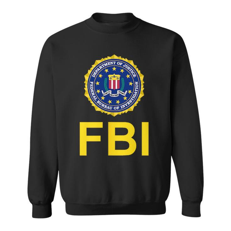 Fbi Fbi Chest Seal Logo Federal Bureau Of Investigation Chest Seal Logo Sweatshirt