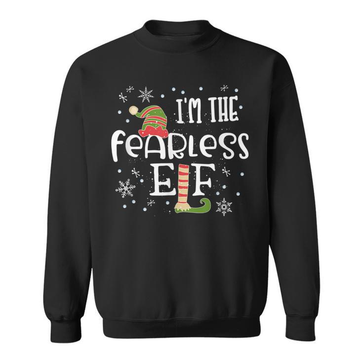 Fearless Elf Matching Family Group Christmas Outfit 2021 Sweatshirt