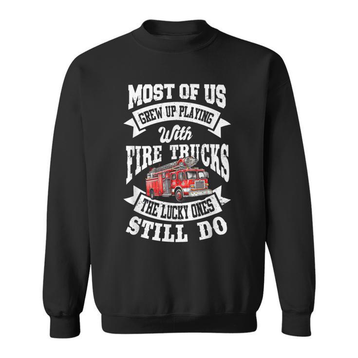 Feuerwehrautofahrer Sweatshirt