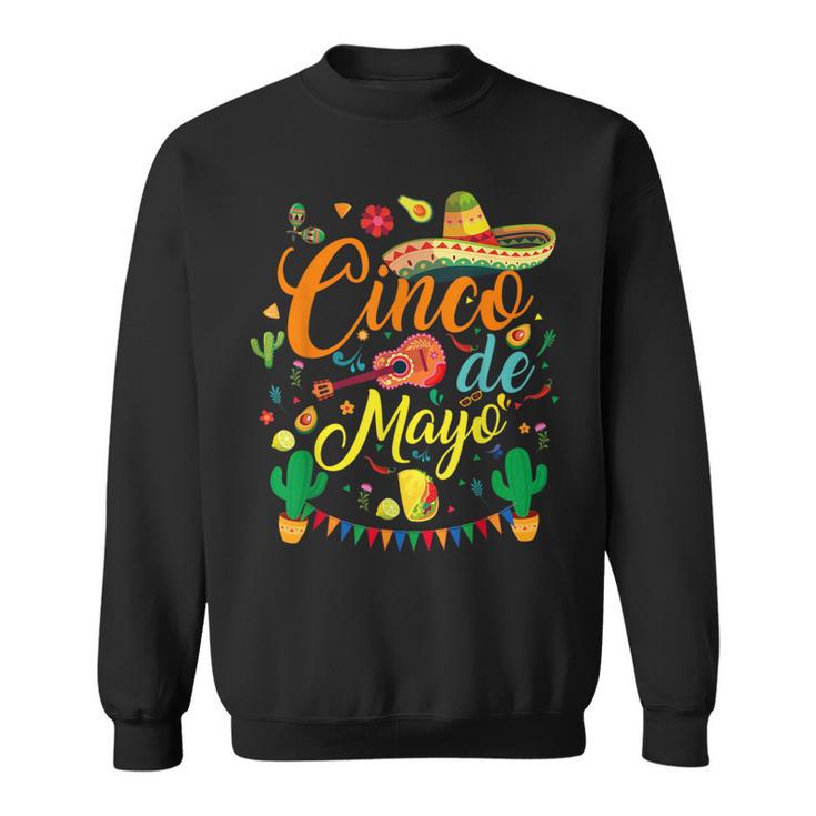 Fiesta Cinco De Mayo Mexican Party 5 De Mayo Women Sweatshirt