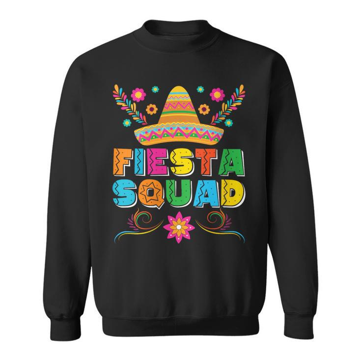 Fiesta Squad Cinco De Mayo Family Matching Mexican Sombrero Sweatshirt