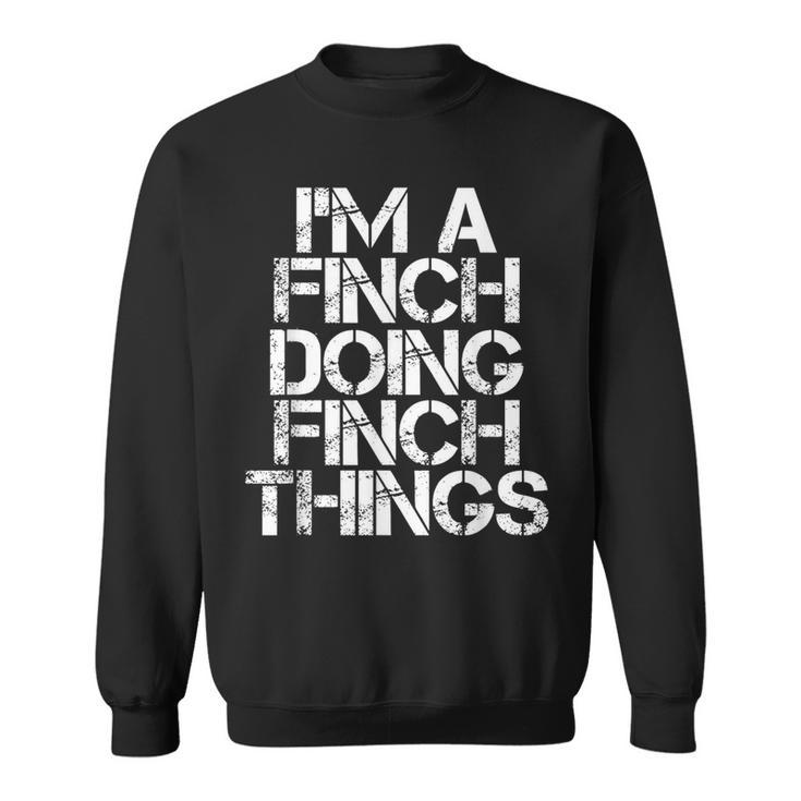 Finch Surname Family Tree Birthday Reunion Idea Sweatshirt