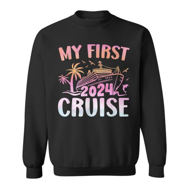 My First Cruise 2024 Vacation Matching Family Cruise Ship Sweatshirt