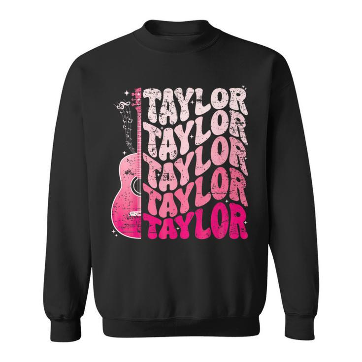 Firstname Taylor Cute Personalized First Name Taylor Vintage Sweatshirt
