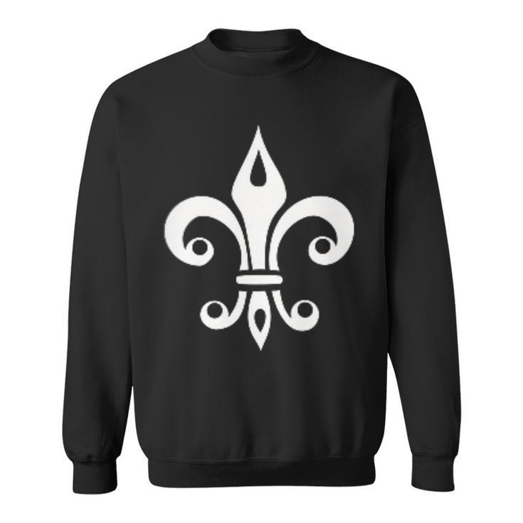 Fleur De Lys Fleur De Lis Heraldry France Sweatshirt