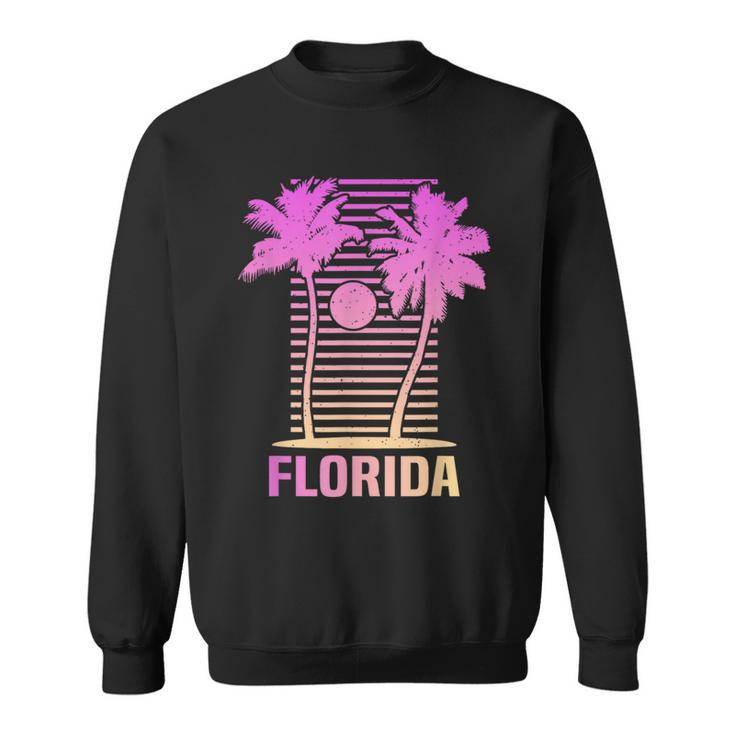 Florida Sunset Colors Aesthetic Classic Sweatshirt